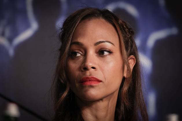 Cannes Emilia Perez Press Conference DB Zoe Saldana attending the Emilia Perez press conference ahead of the 77th annual Cannes Film Festival at Palais des Festivals on May 19, 2024 in Cannes, France. Photo by Davids Boyer ABACAPRESS.COM Cannes France  Copyright: xBoyerxDavid ABACAx