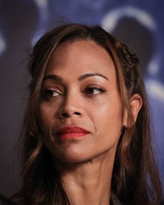 Cannes Emilia Perez Press Conference DB Zoe Saldana attending the Emilia Perez press conference ahead of the 77th annual Cannes Film Festival at Palais des Festivals on May 19, 2024 in Cannes, France. Photo by Davids Boyer ABACAPRESS.COM Cannes France  Copyright: xBoyerxDavid ABACAx