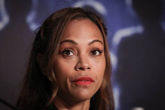 Cannes Emilia Perez Press Conference DB Zoe Saldana attending the Emilia Perez press conference ahead of the 77th annual Cannes Film Festival at Palais des Festivals on May 19, 2024 in Cannes, France. Photo by Davids Boyer ABACAPRESS.COM Cannes France  Copyright: xBoyerxDavid ABACAx