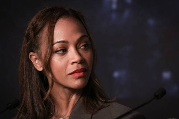 Cannes Emilia Perez Press Conference DB Zoe Saldana attending the Emilia Perez press conference ahead of the 77th annual Cannes Film Festival at Palais des Festivals on May 19, 2024 in Cannes, France. Photo by Davids Boyer ABACAPRESS.COM Cannes France  Copyright: xBoyerxDavid ABACAx