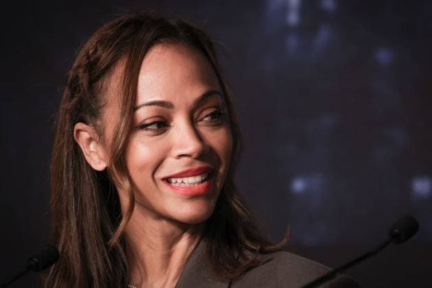 Cannes Emilia Perez Press Conference DB Zoe Saldana attending the Emilia Perez press conference ahead of the 77th annual Cannes Film Festival at Palais des Festivals on May 19, 2024 in Cannes, France. Photo by Davids Boyer ABACAPRESS.COM Cannes France  Copyright: xBoyerxDavid ABACAx