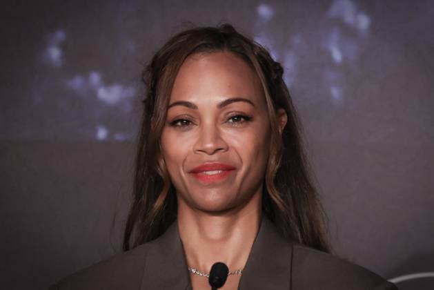 Cannes Emilia Perez Press Conference DB Zoe Saldana attending the Emilia Perez press conference ahead of the 77th annual Cannes Film Festival at Palais des Festivals on May 19, 2024 in Cannes, France. Photo by Davids Boyer ABACAPRESS.COM Cannes France  Copyright: xBoyerxDavid ABACAx