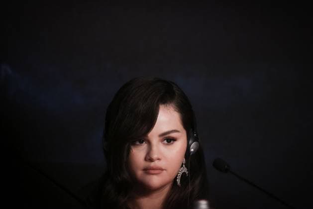 Cannes Emilia Perez Press Conference DB Selena Gomez attending the Emilia Perez press conference ahead of the 77th annual Cannes Film Festival at Palais des Festivals on May 19, 2024 in Cannes, France. Photo by Davids Boyer ABACAPRESS.COM Cannes France  Copyright: xBoyerxDavid ABACAx