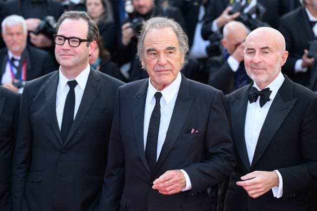Cannes Horizon: An American Saga Red Carpet NG Oliver Stone attending the ?Horizon: An American Saga? Screening and Red Carpet at Palais Des Festivals in Cannes, France on May 19 2024 as part of the 77th Cannes Film Festival. Photo by Nicolas Genin ABACAPRESS.COM Cannes France  Copyright: xGeninxNicolas ABACAx