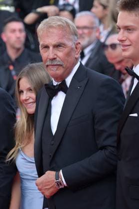 Horizon: An American Saga premiere at 77th Festival de Cannes - Cannes, France CANNES, FRANCE. May 19, 2024: Grace Costner, Kevin Costner & Cayden Wyatt Costner at the Horizon: An American Saga premiere at the 77th Festival de Cannes. Picture: Paul Smith Featureflash Cannes France  Copyright: xPaulxSmithx xFeatureflashx