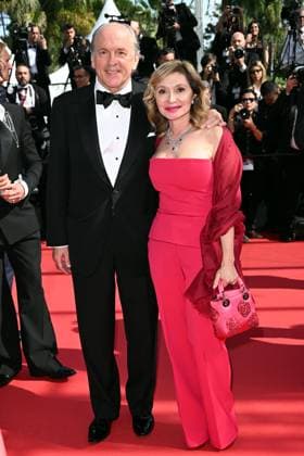 Cannes, France: Cannes, 77th Cannes Film Festival 2024, Red carpet film Horizon: An American Saga In the photo: Tomas Arana, Silvia Damiani Cannes France  - ZUMAp169 20240519_zea_p169_1339 Copyright: xSimonexComix
