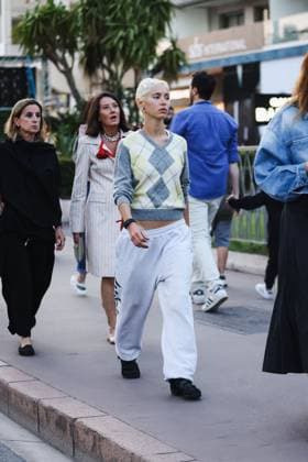 Cannes, Celebrity Sightings - Iris Law at the Festival de Cannes. In the photo: Iris Law walks down Boulevard de la Croisett  Copyright: xAlessandroxBremecx xipa-agency.nx xx IPA_Agency_IPA46275864