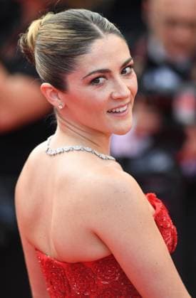 American actress Isabelle Fuhrman attends the premiere of Horizon: An American Saga at the 77th Cannes Film Festival in Cannes, France on Sunday, May 19, 2024.  CAN202405191006 RUNExHELLESTAD