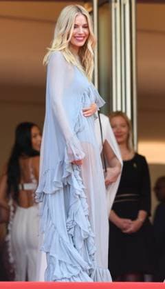 British actress Sienna Miller attends the premiere of Horizon: An American Saga at the 77th Cannes Film Festival in Cannes, France on Sunday, May 19, 2024.  CAN20240519195 RUNExHELLESTAD