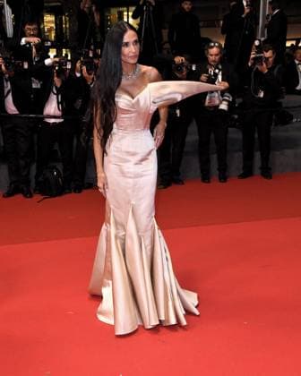Cannes, 77th Cannes Film Festival 2024, Red carpet film The Substance In the photo: Demi Moore  Copyright: xSimonexComix xipa-agency.netx xPoolxPhotoxEventsx03x IPA_Agency_IPA46279260