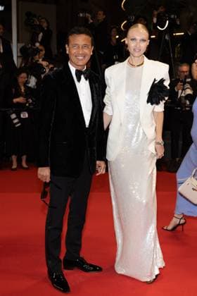 M MontÃ e des marches du film Â The Substance Â lors du 77eme Festival International du Film de Cannes Omar Harfouch et sa femme Yulia HabillÃ s en Saint Laurent MontÃ e des marches du film Â The Substance Â lors du 77eme Festival International du Film de Cannes, au Palais des Festivals Ã Cannes Le 19 mai 2024 Jacovides Moreau Bestimage Red carpet of the movie Â The Substance Â during the 77th Cannes International Film Festival at the Palais des Festivals in Cannes, France On may 19th 2024 Cannes France  Copyright: xJACOVIDES-MOREAUx xBESTIMAGExJACOVIDES-MOREAUx xBESTIMAGEx