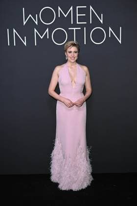 Cannes, 77th Cannes Film Festival 2024, 2024 Kering, Women in motion Awards and Cannes Film Festival Presidential Dinner. Cannes, 77th Cannes Film Festival 2024, 2024 Kering, Women in motion Awards and Cannes Film Festival Presidential Dinner. in the photo Greta Gerwig Cannes France  Copyright: xIPA ABACAx