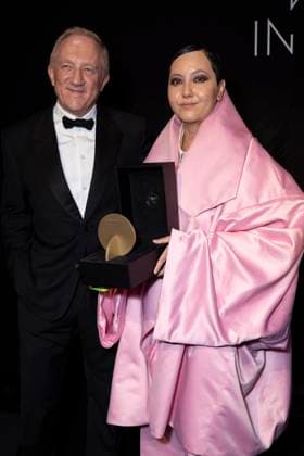 B Award ceremony during the Women in Motion dinner by the Kering group, Place de la Castre, at the 77th Cannes International Film Festival Francois Henri Pinault, Amanda Nell Eu Award ceremony during the Women in Motion dinner by the Kering group, Place de la Castre, at the 77th Cannes International Film Festival On May 19, 2024 Olivier Borde Bestimage Women in Motion 2024 Award during the Kering And Cannes Film Festival Official Dinner, at the 77th annual Cannes Film Festival On May 19, 2024 Cannes France  Copyright: xOLIVIERxBORDEx xBESTIMAGExOLIVIERxBORDEx xBESTIMAGEx