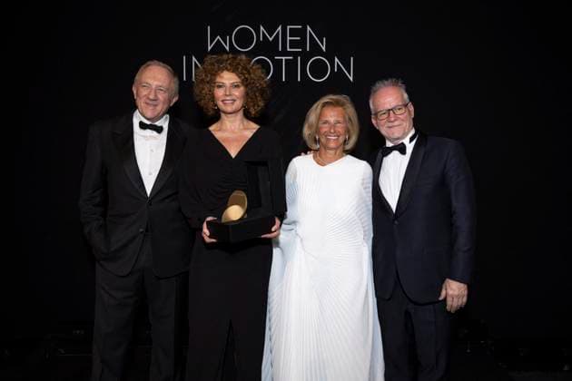B Award ceremony during the Women in Motion dinner by the Kering group, Place de la Castre, at the 77th Cannes International Film Festival Francois Henri Pinault, Donna Langley, Iris Knobloch, Thierry FrÃ maux Award ceremony during the Women in Motion dinner by the Kering group, Place de la Castre, at the 77th Festival International du Film de Cannes On May 19, 2024 Olivier Borde Bestimage Women in Motion 2024 Award during the Kering And Cannes Film Festival Official Dinner, at the 77th annual Cannes Film Festival On May 19, 2024 Cannes France  Copyright: xOLIVIERxBORDEx xBESTIMAGExOLIVIERxBORDEx xBESTIMAGEx