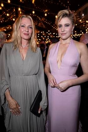 B PersonnalitÃ s aun diner Women in Motion par le groupe Kering, Place de la Castre, lors du 77eme Festival International du Film de Cannes Uma Thurman, Greta Gerwig PersonnalitÃ s au diner Women in Motion par le groupe Kering, Place de la Castre, lors du 77eme Festival International du Film de Cannes Le 19 mai 2024 Olivier Borde Bestimage 2024 Kering Women In Motion Awards and Cannes Film Festival Presidential Dinner at the 77th annual Cannes Film Festival at the Place de la Castre On May 19, 2024 Cannes France  Copyright: xOLIVIERxBORDEx xBESTIMAGExOLIVIERxBORDEx xBESTIMAGEx