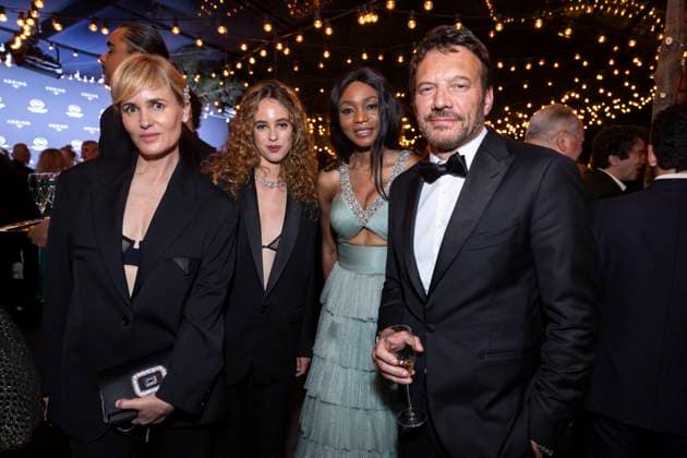 B PersonnalitÃ s aun diner Women in Motion par le groupe Kering, Place de la Castre, lors du 77eme Festival International du Film de Cannes Judith Godreche et sa fille Tess BartÃ lemy, Daniela Stock et Samuel Le Bihan PersonnalitÃ s au diner Women in Motion par le groupe Kering, Place de la Castre, at the 77th Festival International du Film de Cannes On May 19, 2024 Olivier Borde Bestimage 2024 Kering Women In Motion Awards and Cannes Film Festival Presidential Dinner at the 77th annual Cannes Film Festival at the Place de la Castre On May 19, 2024 Cannes France  Copyright: xOLIVIERxBORDEx xBESTIMAGExOLIVIERxBORDEx xBESTIMAGEx