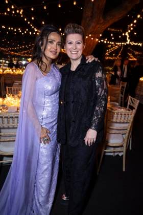 B PersonnalitÃ s aun diner Women in Motion par le groupe Kering, Place de la Castre, lors du 77eme Festival International du Film de Cannes Salma Hayek, Marie Claire Daveu PersonnalitÃ s au diner Women in Motion par le groupe Kering, Place de la Castre, lors du 77eme Festival International du Film de Cannes Le 19 mai 2024 Olivier Borde Bestimage 2024 Kering Women In Motion Awards and Cannes Film Festival Presidential Dinner at the 77th annual Cannes Film Festival at the Place de la Castre On May 19, 2024 Cannes France  Copyright: xOLIVIERxBORDEx xBESTIMAGExOLIVIERxBORDEx xBESTIMAGEx