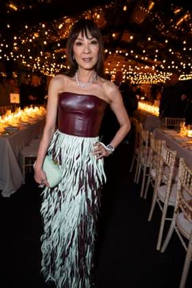 B PersonnalitÃ s aun diner Women in Motion par le groupe Kering, Place de la Castre, lors du 77eme Festival International du Film de Cannes Michelle Yeoh PersonnalitÃ s au diner Women in Motion par le groupe Kering, Place de la Castre, lors du 77eme Festival International du Film de Cannes Le 19 mai 2024 Olivier Borde Bestimage 2024 Kering Women In Motion Awards and Cannes Film Festival Presidential Dinner at the 77th annual Cannes Film Festival at the Place de la Castre On May 19, 2024 Cannes France  Copyright: xOLIVIERxBORDEx xBESTIMAGExOLIVIERxBORDEx xBESTIMAGEx