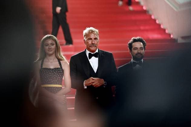 Cannes - Horizon: An American Saga Red Carpet Kevin Costner attend the Horizon: An American Saga Red Carpet at the 77th annual Cannes Film Festival at Palais des Festivals on May 19, 2024 in Cannes, France. Photo by Franck Castel ABACAPRESS.COM Cannes France  Copyright: xCastelxFranck ABACAx