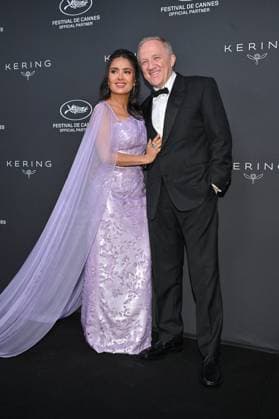 Cannes 2024 Kering Women In Motion Salma Hayek, Francois Henri Pinault attending the Kering Women In Motion Awards party ahead of the 77th Cannes Film Festival in Cannes, France on May 19, 2024. Photo by Julien Reynaud APS-Medias ABACAPRESS.COM Cannes France  Copyright: xReynaudxJulien APS-Medias ABACAx
