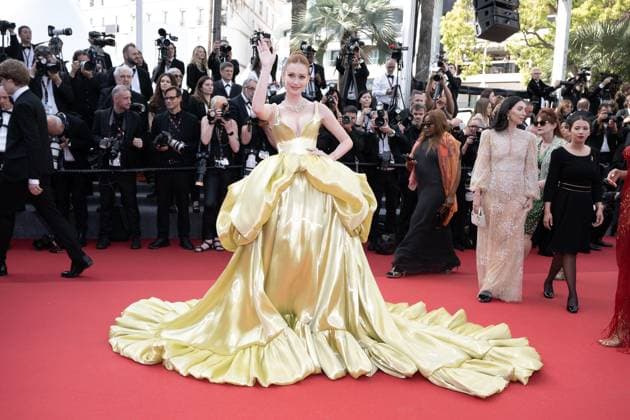 Cannes - Horizon: An American Saga Screening Anja Rubik attends the Horizon: An American Saga Red Carpet at the 77th annual Cannes Film Festival at Palais des Festivals on May 19, 2024 in Cannes, France. Photo by David Niviere ABACAPRESS.COM Cannes France  Copyright: xNivierexDavid ABACAPRESS.COMx