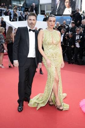 Cannes - Horizon: An American Saga Screening Richard Orlinski and Nadine Mirada attend the Horizon: An American Saga Red Carpet at the 77th annual Cannes Film Festival at Palais des Festivals on May 19, 2024 in Cannes, France. Photo by David Niviere ABACAPRESS.COM Cannes France  Copyright: xNivierexDavid ABACAPRESS.COMx