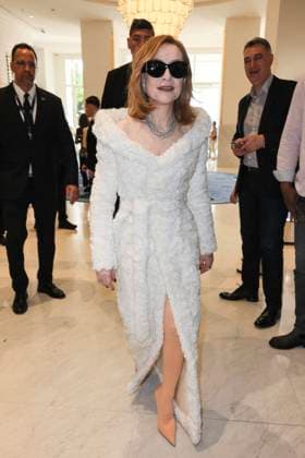 Cannes - Isabelle Huppert At The Martinez Isabelle Huppert is spotted at Hotel Martinez during the 77th Cannes Film Festival on May 19, 2024 in Cannes, France. Photo by Marco Piovanotto ABACAPRESS.COM Cannes France  Copyright: xPiovanottoxMarco ABACAx