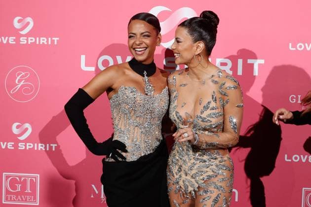 Global Gift Gala Evening at La MÃ me beach during the 77th Cannes International Film Festival Christina Milian, Eva Longoria Global Gift Gala Evening at La MÃ me beach during the 77th Cannes International Film Festival on May 19, 2024 Christophe Clovis Bestimage Global Gift Gala Evening at La MÃ me beach during the 77th Cannes International Film Festival on May 19, 2024 Cannes France  Copyright: xChristophexClovisx xBestimagexChristophexClovisx xBestimagex