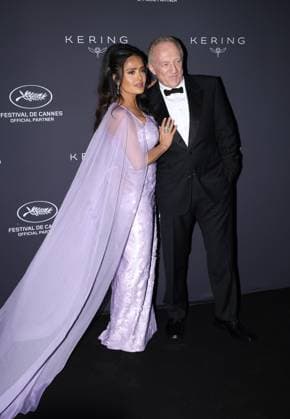 May 19, 2024, Cannes, France: Salma Hayek, FranoÂßois-Henri Pinault attend the 2024 Kering Women In Motion Awards and Cannes Film Festival Presidential Dinner at the 77th annual Cannes Film Festival at the Place de la Castre on May 19, 2024 in Cannes, France. Cannes France - ZUMAs181 20240519_zea_s181_098 Copyright: xDGPx