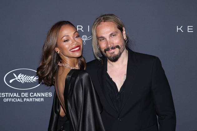 May 19, 2024, Cannes, France: Zoe Saldana and Marco Perego attend the 2024 Kering Women In Motion Awards and Cannes Film Festival Presidential Dinner at the 77th annual Cannes Film Festival at the Place de la Castre on May 19, 2024 in Cannes, France. Cannes France - ZUMAs181 20240519_zea_s181_151 Copyright: xDGPx