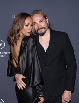 May 19, 2024, Cannes, France: Zoe Saldana and Marco Perego attend the 2024 Kering Women In Motion Awards and Cannes Film Festival Presidential Dinner at the 77th annual Cannes Film Festival at the Place de la Castre on May 19, 2024 in Cannes, France. Cannes France - ZUMAs181 20240519_zea_s181_153 Copyright: xDGPx