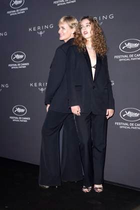 Photocall of the Women in Motion dinner by the Kering group, Place de la Castre, during the 77th Cannes International Film Festival Judith Godreche and her daughter Tess BarthÃ lemy Photocall of the Women in Motion dinner by the Kering group, Place de la Castre, at the 77th Cannes International Film Festival on May 19, 2024 Olivier Borde Bestimage Photocall 2024 Kering Women In Motion Awards and Cannes Film Festival Presidential Dinner at the 77th annual Cannes Film Festival at the Place de la Castre on May 19, 2024 in Cannes, France Cannes France  Copyright: xOLIVIERxBORDEx xBESTIMAGExOLIVIERxBORDEx xBESTIMAGEx