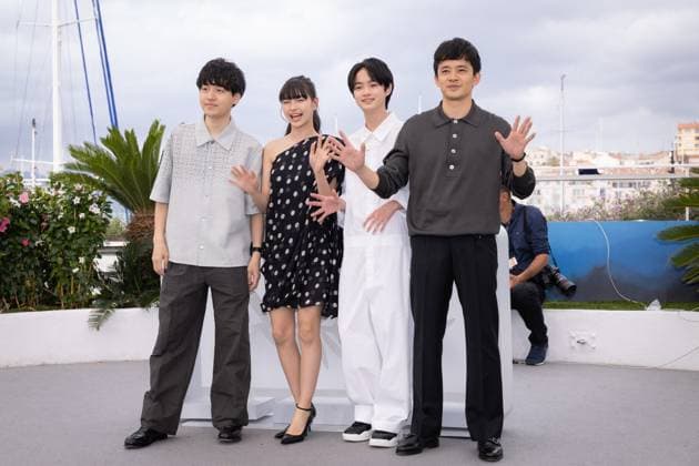 Cannes - My Sunshine Photocall Sosuke Ikematsu, Keitatsu Koshiyama, Kiara Nakanishi and Hiroshi Okuyama attend the My Sunshine Photocall at the 77th annual Cannes Film Festival at Palais des Festivals on May 20, 2024 in Cannes, France. Photo by Shootpix ABACAPRESS.COM Cannes France  Copyright: xShootpix ABACAx
