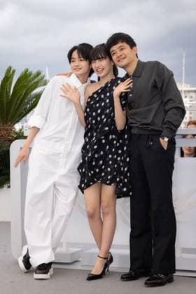 Cannes - My Sunshine Photocall Keitatsu Koshiyama, Kiara Nakanishi and Sosuke Ikematsu attend the My Sunshine Photocall at the 77th annual Cannes Film Festival at Palais des Festivals on May 20, 2024 in Cannes, France. Photo by Shootpix ABACAPRESS.COM Cannes France  Copyright: xShootpix ABACAx