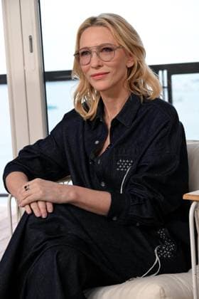 Cannes, 77th Cannes Film Festival 2024, Kering, Women in motion talk with Cate Blanchett, Coco Francini and Stacy L. Smith. Cannes, 77th Cannes Film Festival 2024, Kering, Women in motion talk with Cate Blanchett, Coco Francini and Stacy L. Smith. in the photo Cate Blanchett Cannes France  Copyright: xIPA ABACAx
