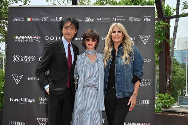 Cannes, 77th Cannes Film Festival 2024, Photocall for the presentation of Filming Italy Sardegna 2024 Cannes, 77th Cannes Film Festival 2024, Photocall for the presentation of Filming Italy Sardegna 2024 In the photo: Paz Vega, Tiziana Rocca, Giulio Base Cannes France  Copyright: xIPA ABACAx