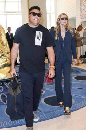 Cannes - Ronaldo And Celina Locks At The Martinez Ronaldo Nazario, Celina Locks are spotted at Martinez Hotel during 77th Cannes Film Festival. France, Cannes on May 20, 2024. Photo by Marco Piovanotto ABACAPRESS.COM Cannes France  Copyright: xPiovanottoxMarco ABACAx