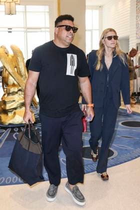 Cannes - Ronaldo And Celina Locks At The Martinez Ronaldo Nazario, Celina Locks are spotted at Martinez Hotel during 77th Cannes Film Festival. France, Cannes on May 20, 2024. Photo by Marco Piovanotto ABACAPRESS.COM Cannes France  Copyright: xPiovanottoxMarco ABACAx