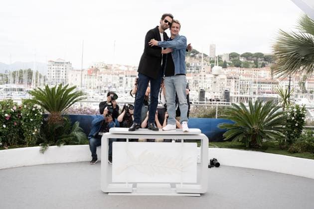 Annual Cannes Film Festival - En Fanfare Photocall - Cannes DN Pierre Lottin and Benjamin Lavernhe attend the En Fanfare (The Marching Band) Photocall at the 77th annual Cannes Film Festival at Palais des Festivals on May 20, 2024 in Cannes, France. Photo by David NIVIERE ABACAPRESS.COM CANNES France  Copyright: xNivierexDavid ABACAPRESS.COMx