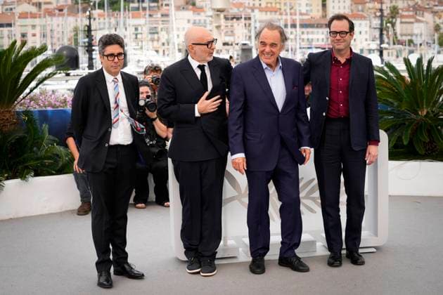 IPP Photo Daniele Cifala™ Cannes 20 05 2024 Lula Photocall The 77th Annual Cannes Film Festival in the photo Maximilien Arvelaiz, Fernando Sulichin, Oliver Stone, Rob Wilson Italy Photo Press World Copyright