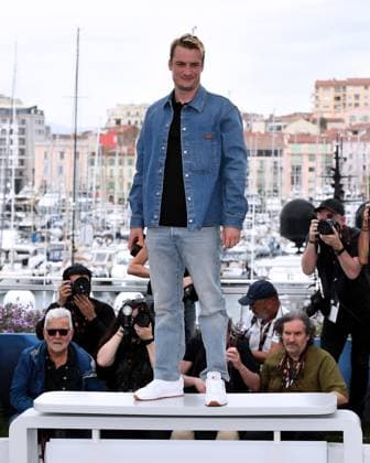 Cannes, France: Cannes, 77th Cannes Film Festival 2024 Photocall film En Fanfare (The Marching Band) In the photo: Pierre Lottin Cannes France  - ZUMAp169 20240520_zea_p169_586 Copyright: xAlbertoxTerenghix