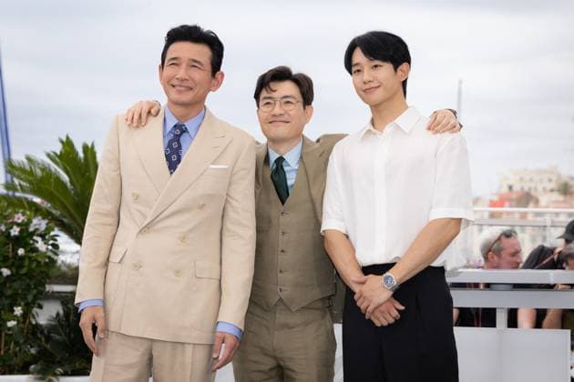 Cannes - I, The Executioner Photocall Hwang Jeong-min, Ryoo Seung-wan and Jung Hae-in attend the Veteran 2 (I, The Executioner) photocall at the 77th annual Cannes Film Festival at Palais des Festivals on May 20, 2024 in Cannes, France. Photo by Shootpix ABACAPRESS.COM Cannes France  Copyright: xShootpix ABACAx