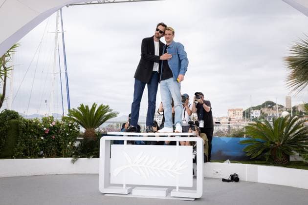 Cannes - En Fanfare Photocall Pierre Lottin and Benjamin Lavernhe attend the En Fanfare (The Marching Band) photocall at the 77th annual Cannes Film Festival at Palais des Festivals on May 20, 2024 in Cannes, France. Photo by Shootpix ABACAPRESS.COM Cannes France  Copyright: xShootpix ABACAx