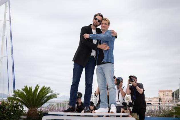 Cannes - En Fanfare Photocall Pierre Lottin and Benjamin Lavernhe attend the En Fanfare (The Marching Band) photocall at the 77th annual Cannes Film Festival at Palais des Festivals on May 20, 2024 in Cannes, France. Photo by Shootpix ABACAPRESS.COM Cannes France  Copyright: xShootpix ABACAx