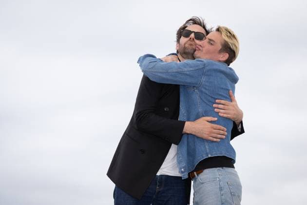 Cannes - En Fanfare Photocall Pierre Lottin and Benjamin Lavernhe attend the En Fanfare (The Marching Band) photocall at the 77th annual Cannes Film Festival at Palais des Festivals on May 20, 2024 in Cannes, France. Photo by Shootpix ABACAPRESS.COM Cannes France  Copyright: xShootpix ABACAx