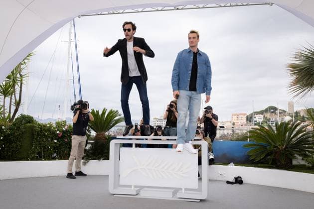 Cannes - En Fanfare Photocall Pierre Lottin and Benjamin Lavernhe attend the En Fanfare (The Marching Band) photocall at the 77th annual Cannes Film Festival at Palais des Festivals on May 20, 2024 in Cannes, France. Photo by Shootpix ABACAPRESS.COM Cannes France  Copyright: xShootpix ABACAx