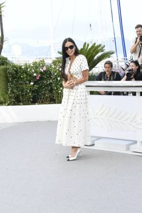 Demi Moore at the Photocall THE SUBSTANCE at the 77 th Cannes Film Festival 20 05 2024