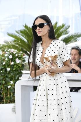 Demi Moore at the Photocall THE SUBSTANCE at the 77 th Cannes Film Festival 20 05 2024