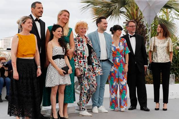 Apprendre photocall in Cannes CANNES, FRANCE - MAY 20: Elodie Vaulay, Mohamed Ameur, Halima Hocine, Sophie Axus, Claire Simon, Vincent Cardoso, Morgane Lecompte, Bertrand Quinet and Estelle Lavault at the Apprendre photocall at the 77th annual Cannes Film Festival at Palais des Festivals on May 20, 2024 in Cannes, France. CAP GOL GOL Cannes Provence-Alpes-Côte d Azur France Copyright: xRickxGold CapitalxPicturesx