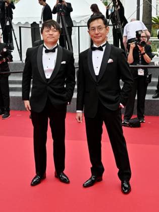 Cannes, 77th Cannes Film Festival 2024, Sixth evening - red carpet Palma d Or Studio Ghibli - In the photo: Goro Miyazaki and Kenichi Yoda  Copyright: xManuelexMangiarottix xipa-agencyx xPoolxPhotoxEventsx03x IPA_Agency_IPA46310383
